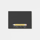 A Note From Teacher Pencil Cute Classroom Reminde (Voorkant)