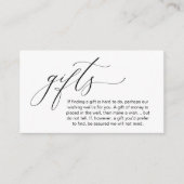 A Note On Gifts, Honeymoon Wish Wishing Well, Fund Informatiekaartje (Voorkant)