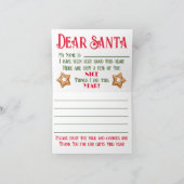 A Note to Santa!  Kaart (Binnen)
