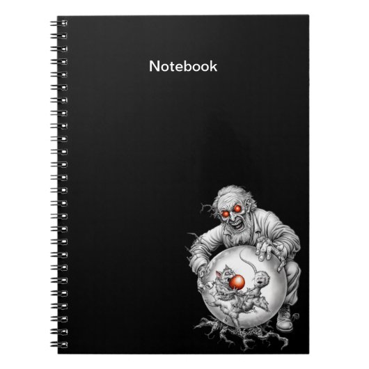 A notebook for Halloween. A great gift. Notitieboek (Voorkant)