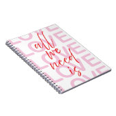 A notebook in a minimalistic style notitieboek (Rechterzijde)