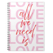 A notebook in a minimalistic style notitieboek (Voorkant)