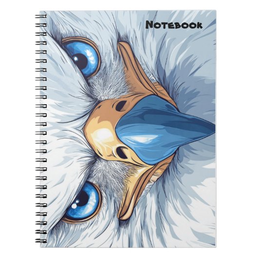 A notebook with eyes notitieboek (Voorkant)