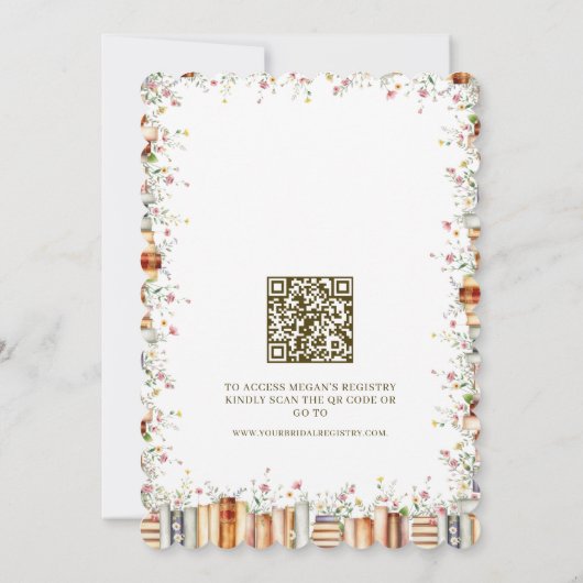 A Novel Kind of Love - Book Story Bridal Shower Kaart (Achterkant)