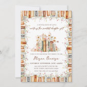 A Novel Kind of Love Book Theme Bridal Shower   Kaart (Voorkant)