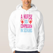 A Nurse Is Compass In Scrubs Hoodie (Voorkant)