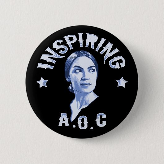 A.O.C. inspireren Ronde Button 5,7 Cm (Voorkant)