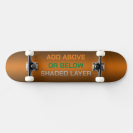 A- of B-schaduwgebied Persoonlijk Skateboard