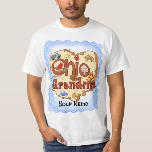 A Ohio Grandma T-Shirt (Voorkant)