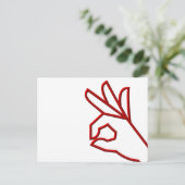 A-OK BRIEFKAART (Staand voorkant)