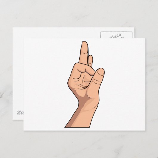 A OK ~ Hand Sign and Gestures a-ok 2 Briefkaart (Voorkant / Achterkant)