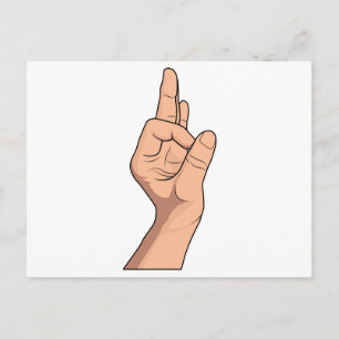 A OK ~ Hand Sign and Gestures a-ok 2 Briefkaart