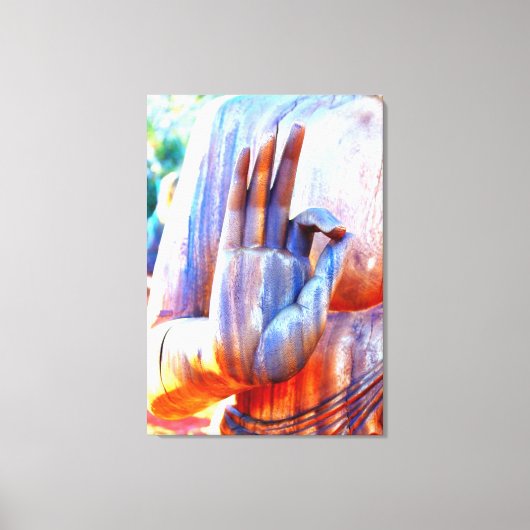 A-ok mudra verpakt canvas afdruk (Voorkant)