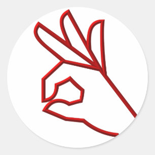A-OK RONDE STICKER