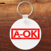 A-OK Stempel Sleutelhanger (Voorkant)