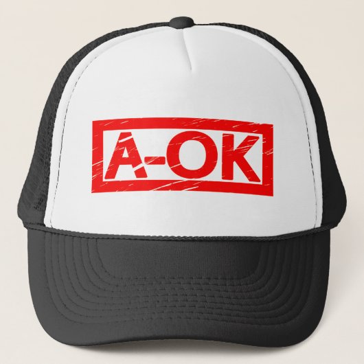 A-OK Stempel Trucker Pet (Voorkant)