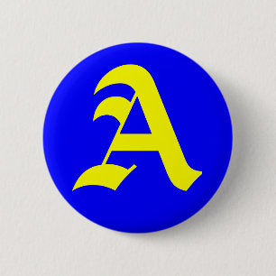 A - Oudengels Ronde Button 5,7 Cm