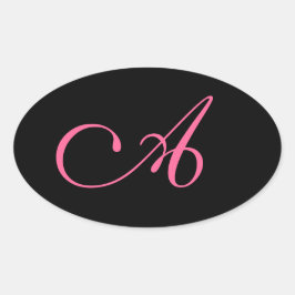 A OVALE STICKER