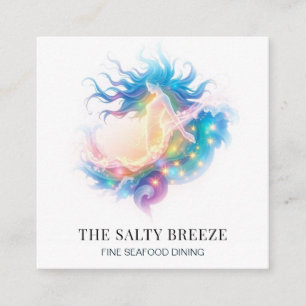 *~*A P13 Healing Beach WAVE Geboorte van Venus 70  Vierkante Visitekaartje