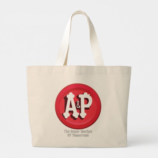 A&P Supermarkten Grote Tote Bag (Achterkant)