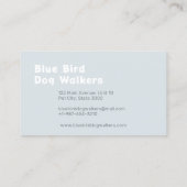 A Pack of Dogs Walker Visitekaartje (Achterkant)