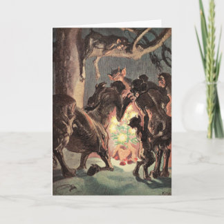 A Pagan Kerstmis Feestdagen Kaart