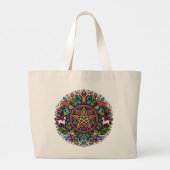 A Pagan Pattern Grote Tote Bag (Achterkant)