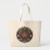 A Pagan Pattern Grote Tote Bag (Voorkant)