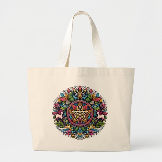 A Pagan Pattern Grote Tote Bag (Voorkant)