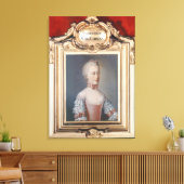 A Pagoda, gegraveerd door Joseph Constantine Stadl Canvas Afdruk (Insitu (Woonkamer))