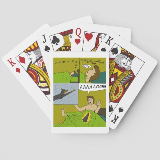 A painful wake up pokerkaarten (Achterkant)