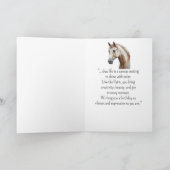 A Paint Horse Personality Birthday  Kaart (Binnen)