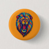 A PAINTED LION button (Voorkant)