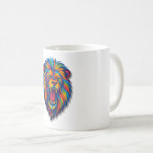 A PAINTED LION Coffee Mug Koffiemok (Voorkant rechts)