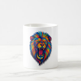 A PAINTED LION Coffee Mug Koffiemok