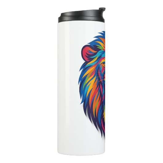 A PAINTED LION Coffee Mug Thermosbeker (Gedraaid links)