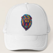 A PAINTED LIONT rucker Hat Trucker Pet (Voorkant)