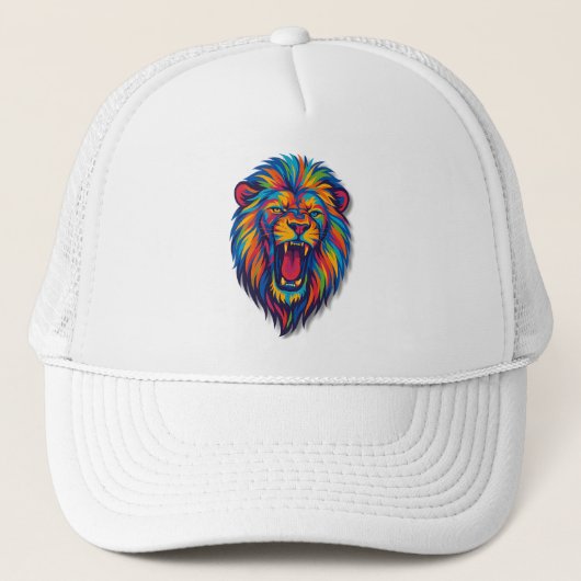 A PAINTED LIONT rucker Hat Trucker Pet (Voorkant)
