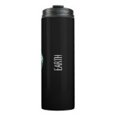 A painting of the earth in a space thermosbeker (Voorkant)