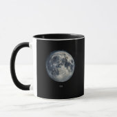 A painting of the moon in a space mok (Links)