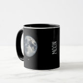 A painting of the moon in a space mok (Voorkant links)