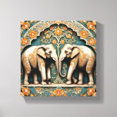 A Pair of Pachyderms Canvas Afdruk (Voorkant)