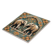 A Pair of Pachyderms Tegeltje (Zijkant)