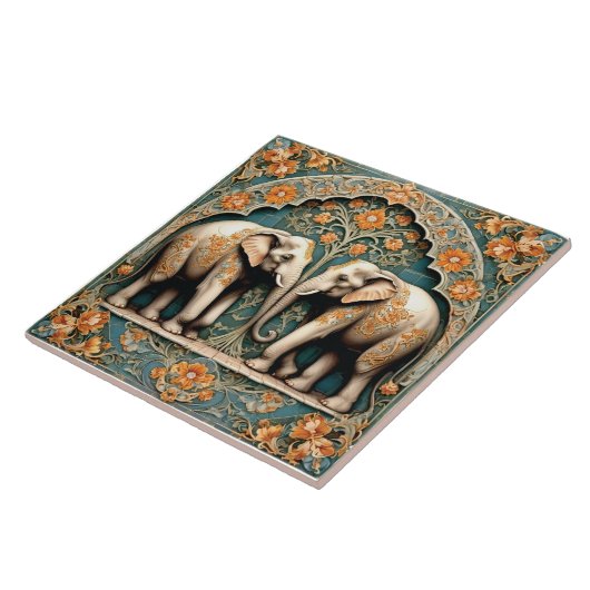 A Pair of Pachyderms Tegeltje (Zijkant)