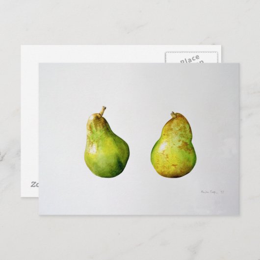 A Pair of Pears 1997 Briefkaart (Voorkant / Achterkant)