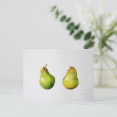 A Pair of Pears 1997 Briefkaart (Staand voorkant)