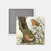 A Pair of Robins Magneet (Voorkant / Achterkant)
