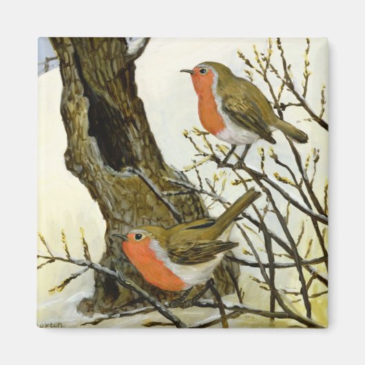 A Pair of Robins Magneet (Voorkant)