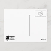 A-PAL - Silver Tabby Kat met blauwe ogen Sluiten Briefkaart (Achterkant)