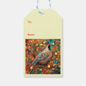 A Partridge In A Pear Tree Cadeaulabel (Achterkant)
